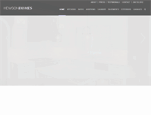 Tablet Screenshot of hewsonhomes.com